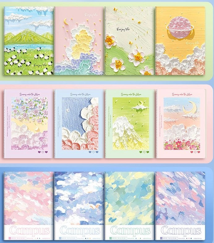 Curated Stationery Gift Box - Assorted Pen, Notebook Set & DIY Beadable Pen Kit