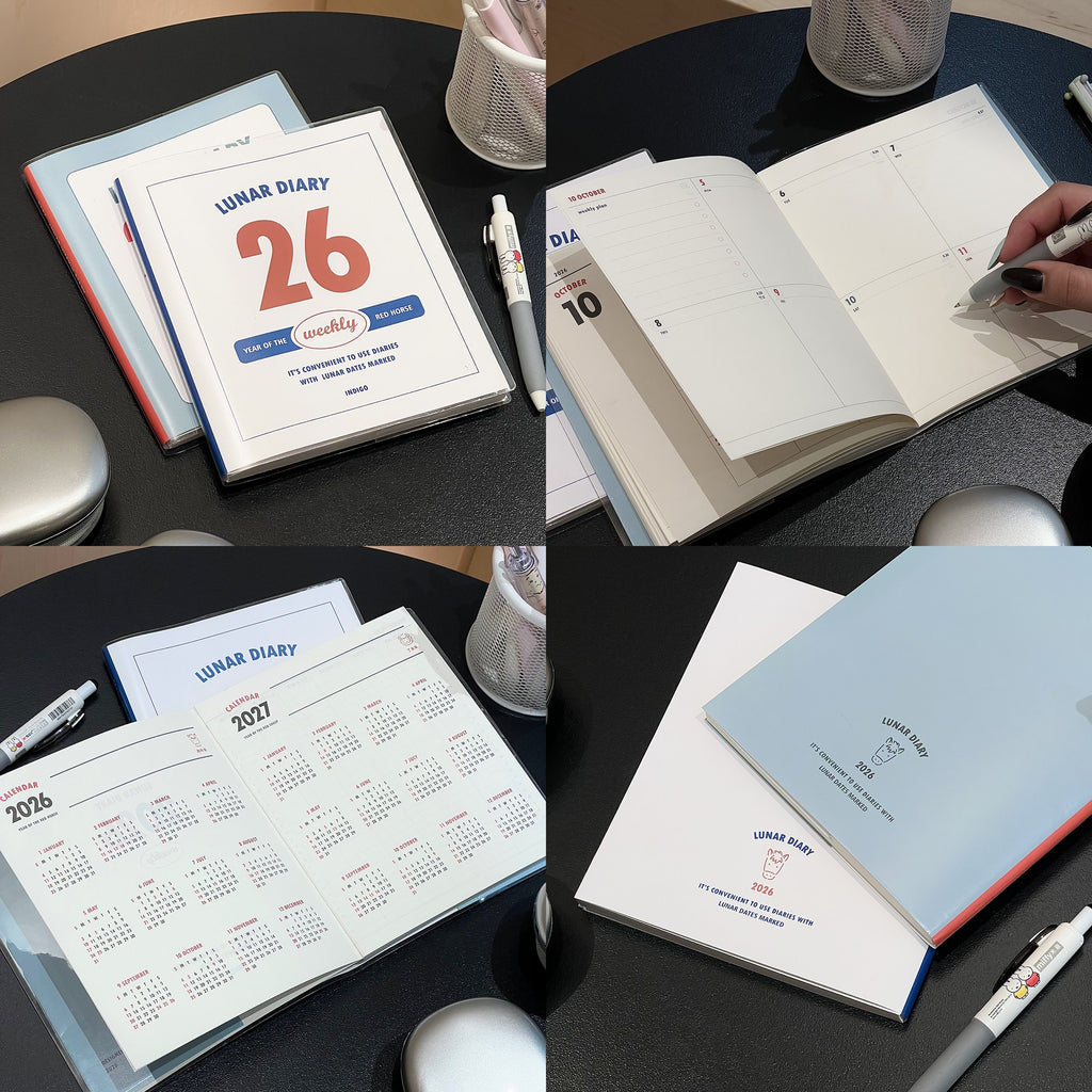 Curated Stationery Gift Box - Assorted Pen, Notebook Set & DIY Beadable Pen Kit