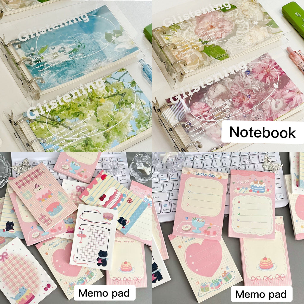 Curated Stationery Gift Box - Assorted Pen, Notebook Set & DIY Beadable Pen Kit