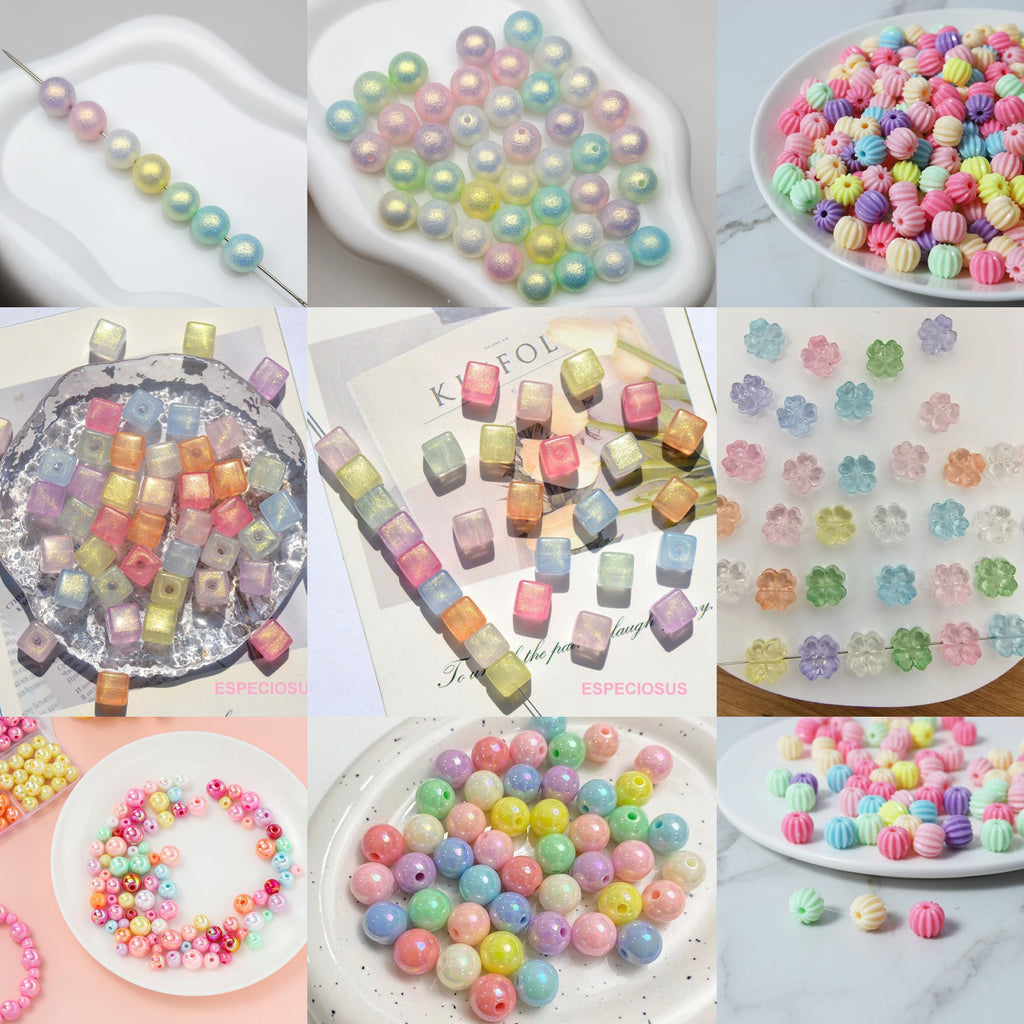 Curated Stationery Gift Box - Assorted Pen, Notebook Set & DIY Beadable Pen Kit