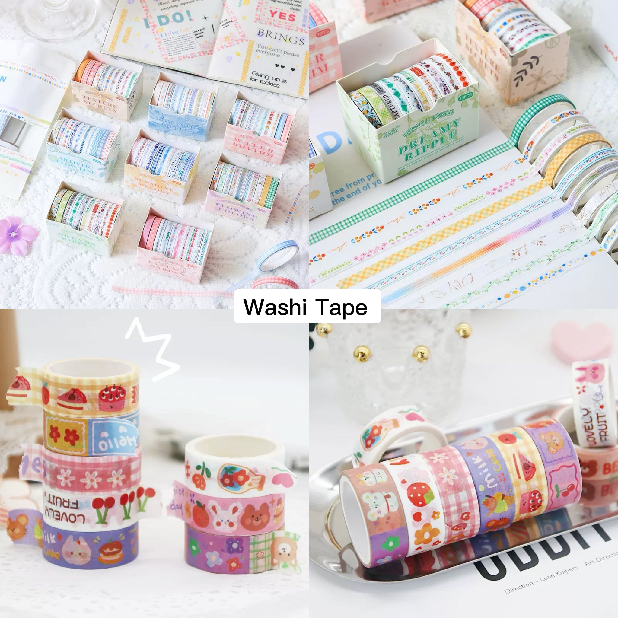 Curated Stationery Gift Box - Assorted Pen, Notebook Set & DIY Beadable Pen Kit